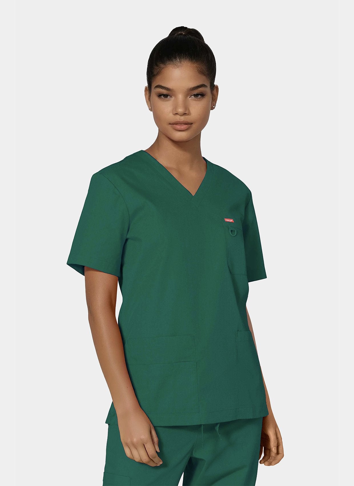 Blouse médicale unisexe Balboa – Vert forêt
