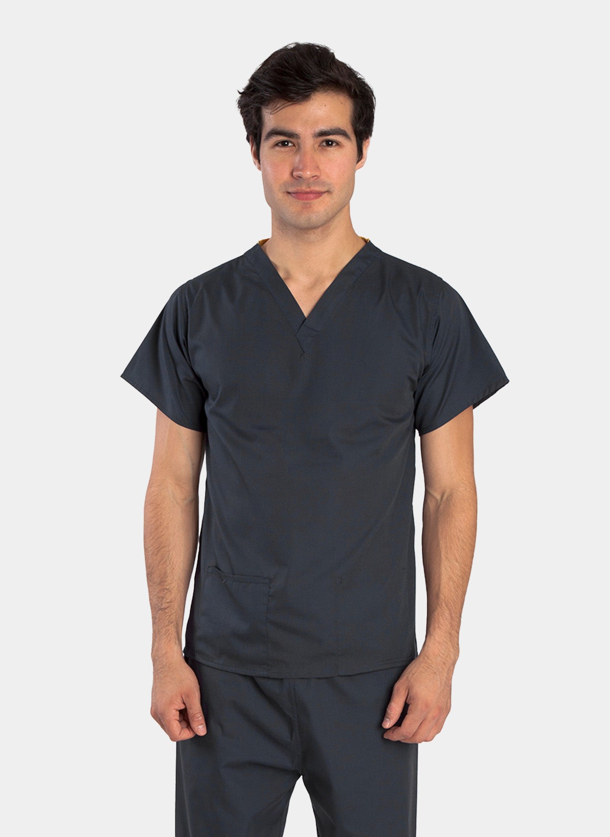 Blouse médicale unisexe et réversible étain