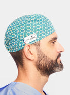 calot court chrysval trèfles turquoise homme