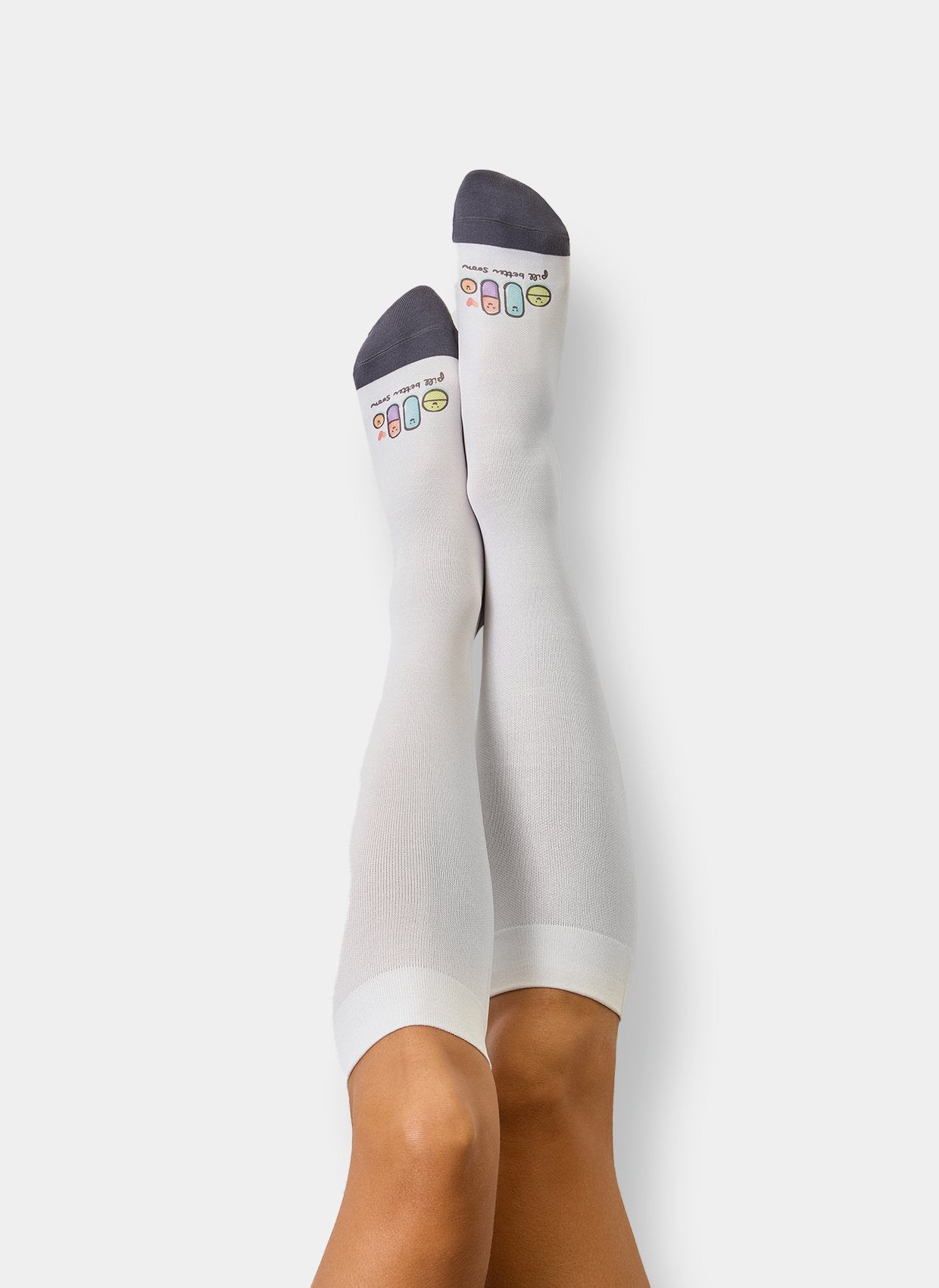 Chaussettes de compression avec motifs