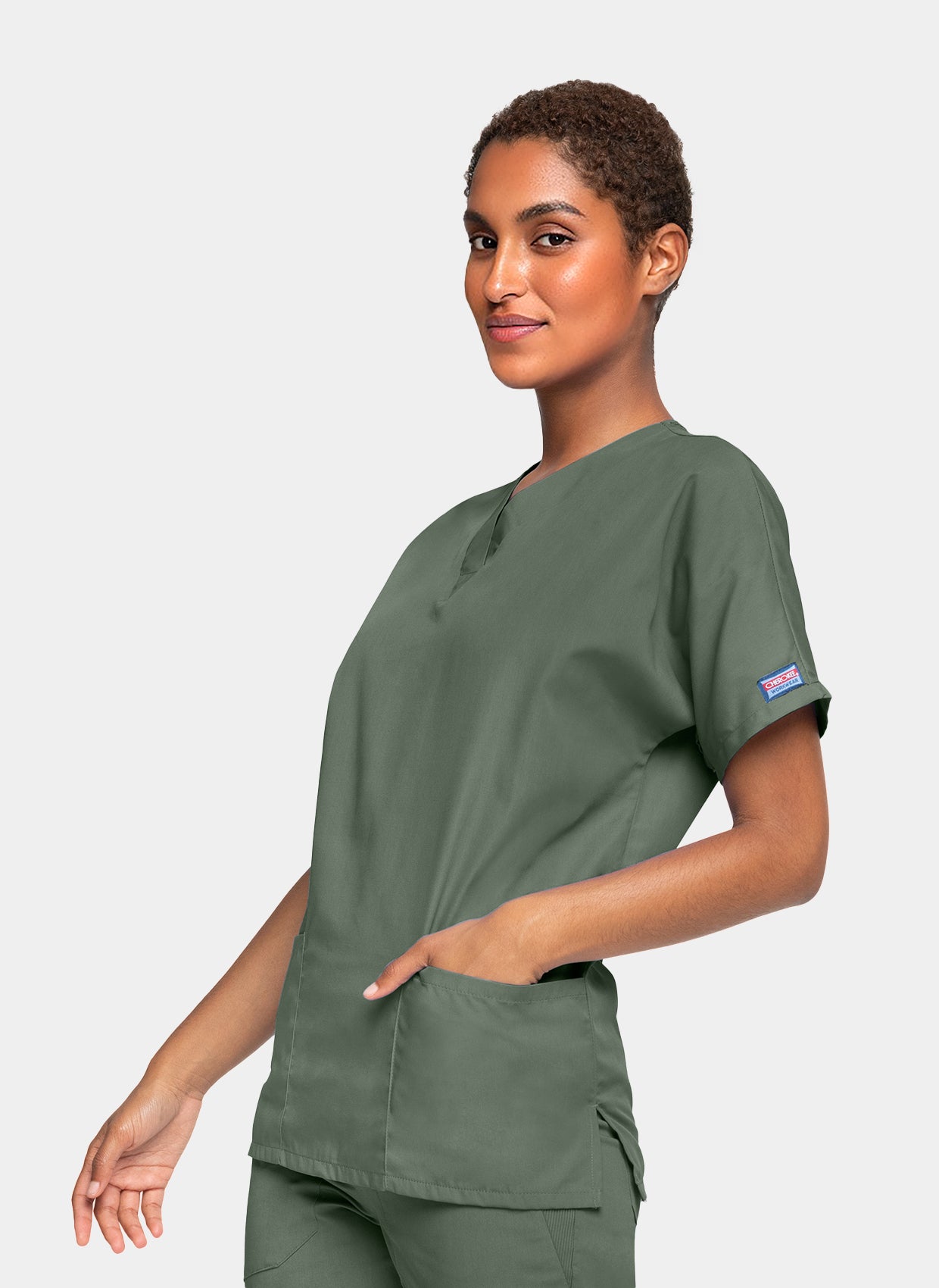 Blouse unisexe Cherokee 4700 olive