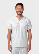 Blouse medicale cherokee originis blanc unisexe face