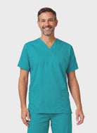 Blouse medicale cherokee origins bleu canard unisexe face