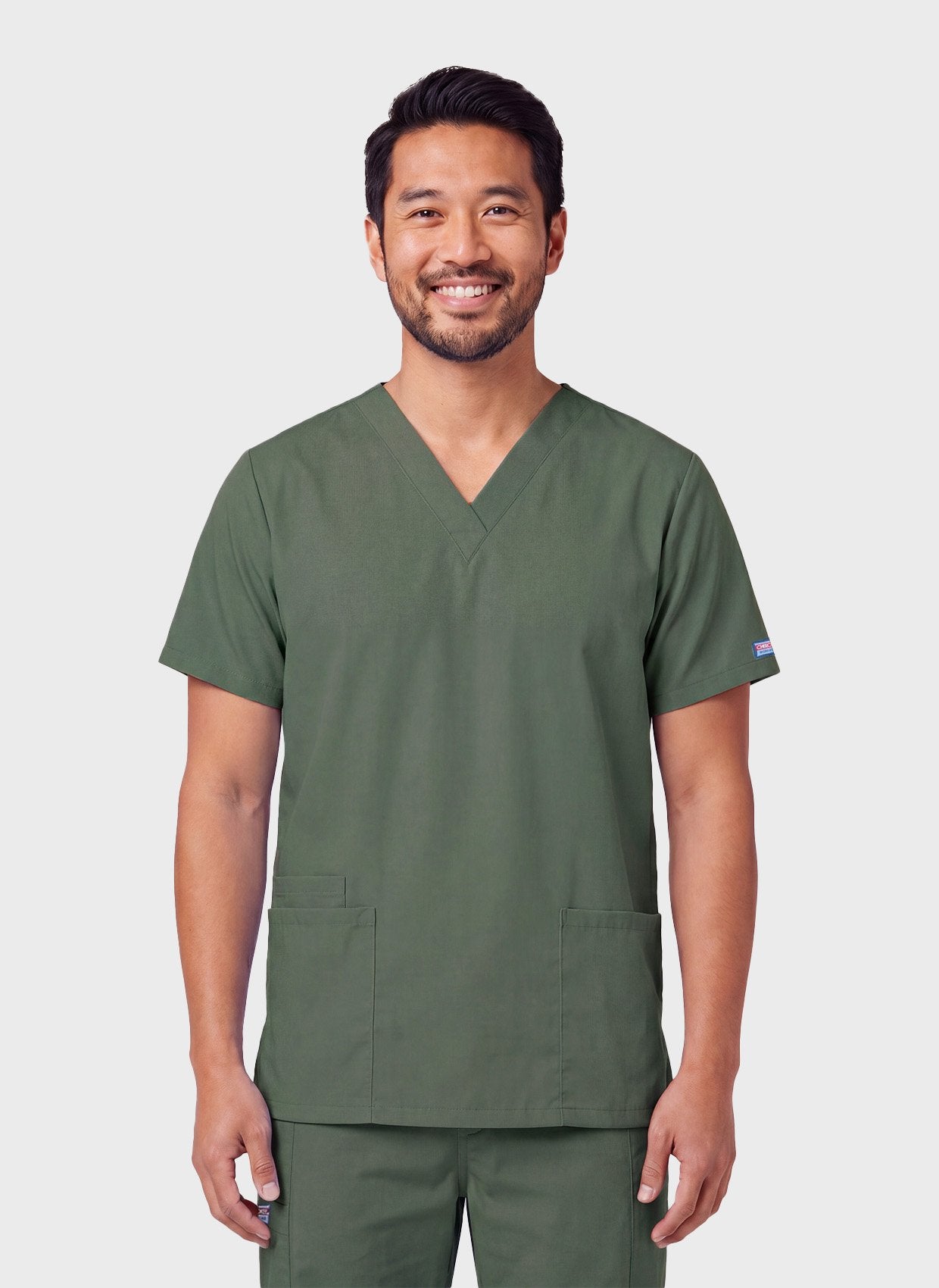 Blouse medicale origins olive unisexe face