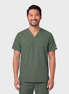 Blouse medicale origins olive unisexe face