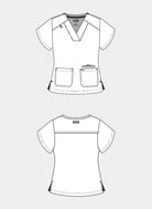 Maquette blouse médicale Agitation et passion