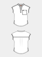 Maquette blouse médicale Ari