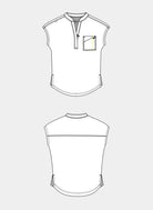 Maquette blouse médicale Catrin