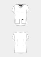Maquette blouse médicale Leslie