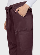 Pantalon medical femme Lindsey Koi Classic couleur cognac - details poches