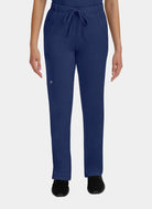 Femme portant un pantalon médical Healing Hands Rebecca bleu marine