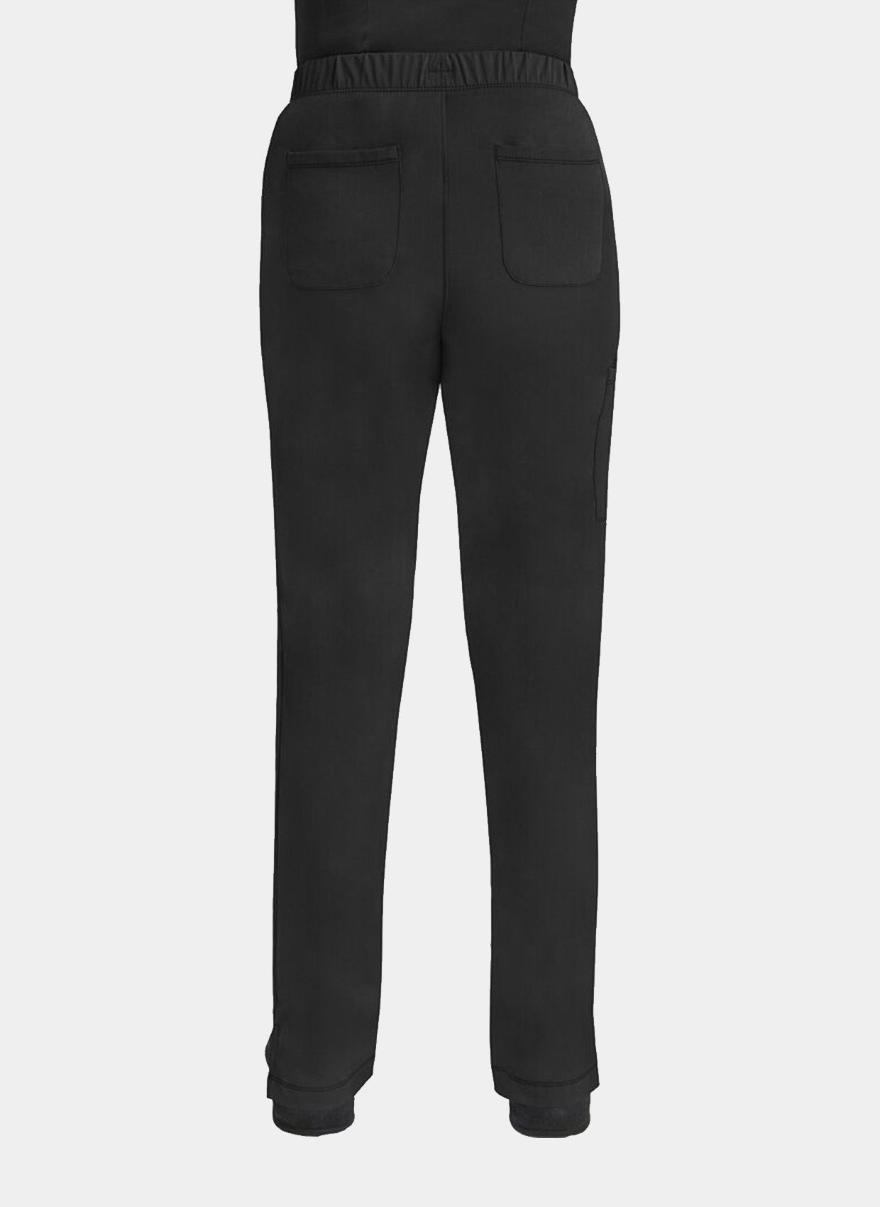 Femme de dos portant un pantalon médical Healing Hands Rebecca noir