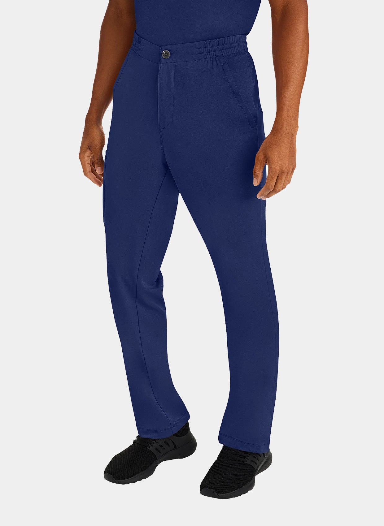 homme portant un pantalon médical Healing Hands Ryan bleue marine 