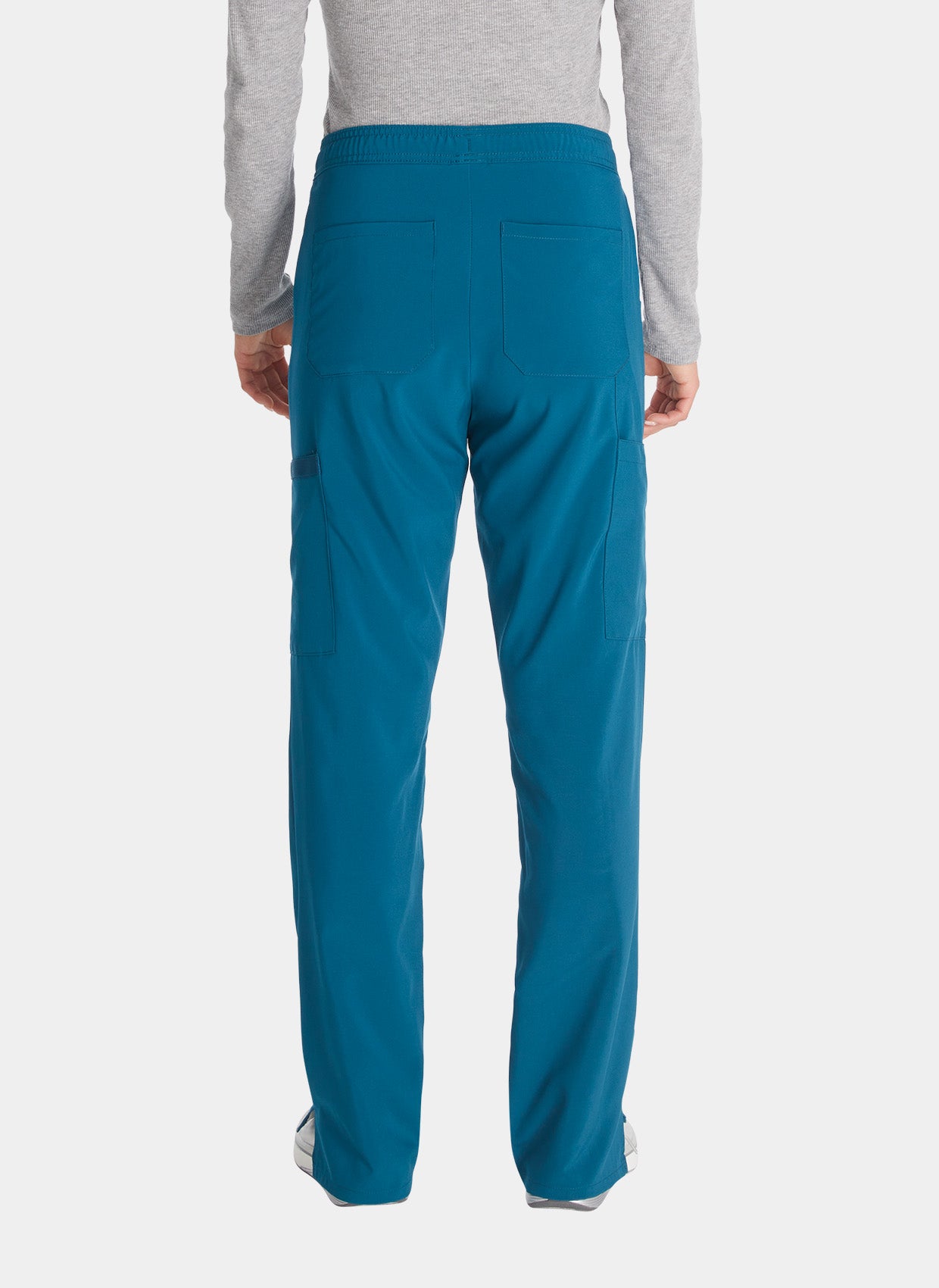 Pantalon médical droit Dickies EDS Essentials Femme DKE010-Bleu Caraïbes-Dos