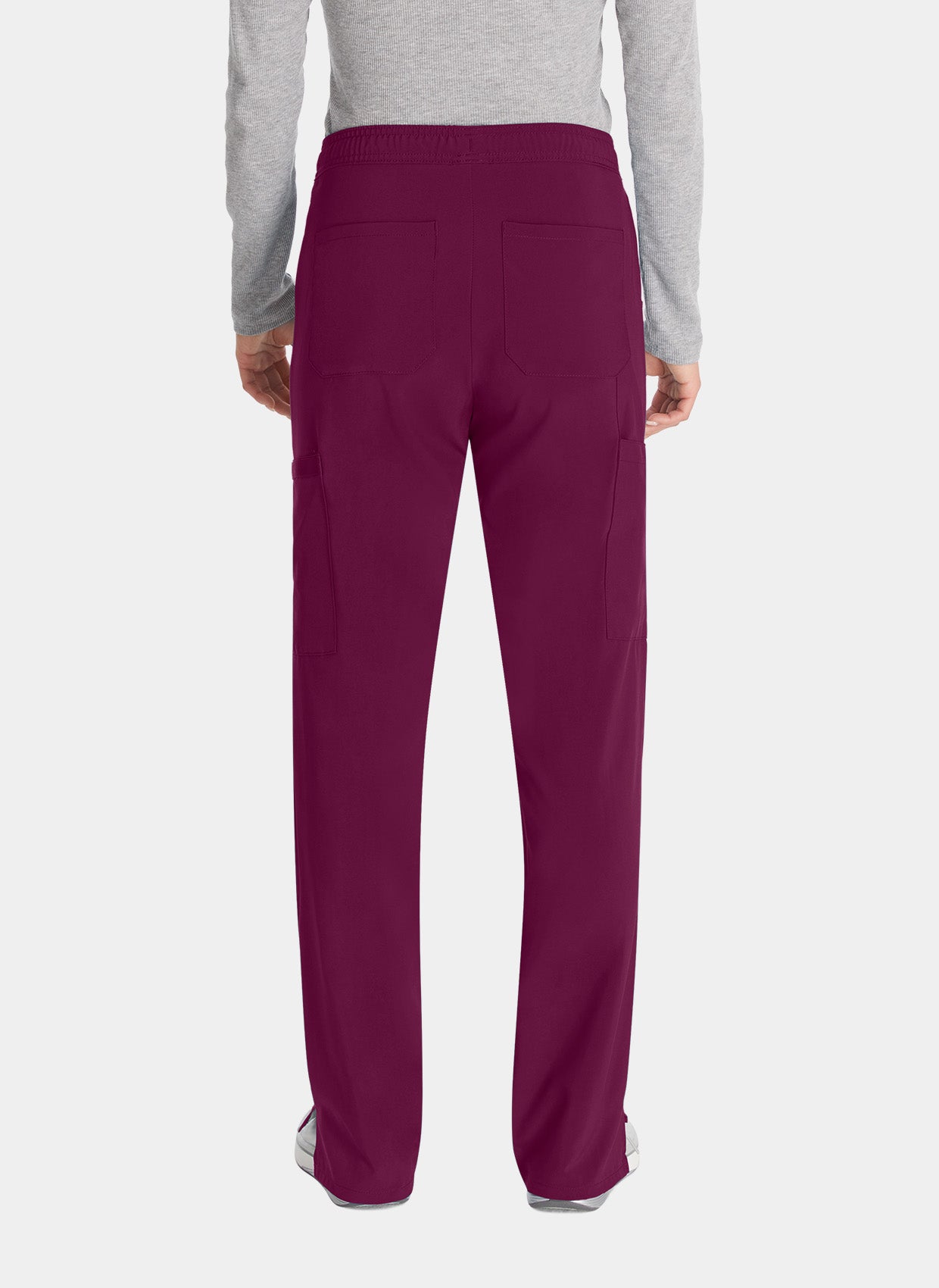 Pantalon médical droit Dickies EDS Essentials Femme DKE010-Bordeaux-Dos