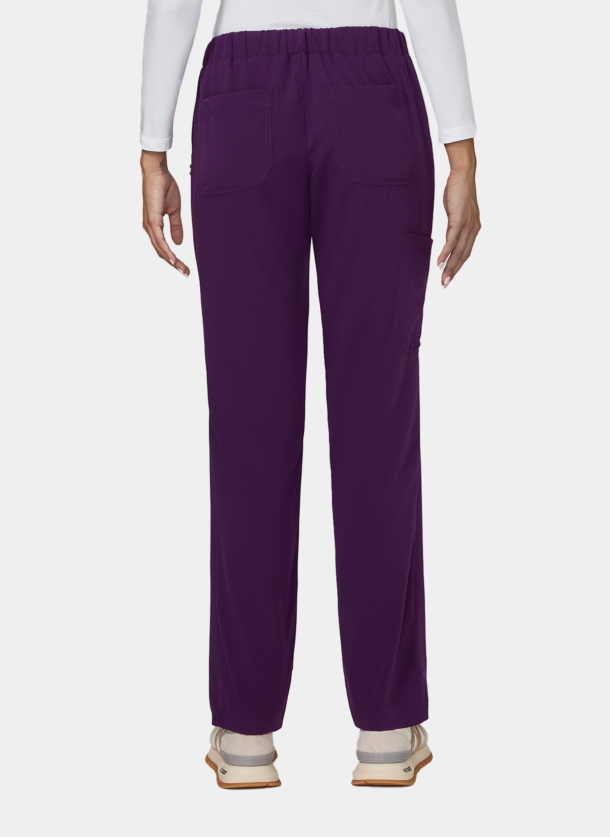 Dos pantalon médical femme Koi Next Gen Héros du quotidien - Aubergine