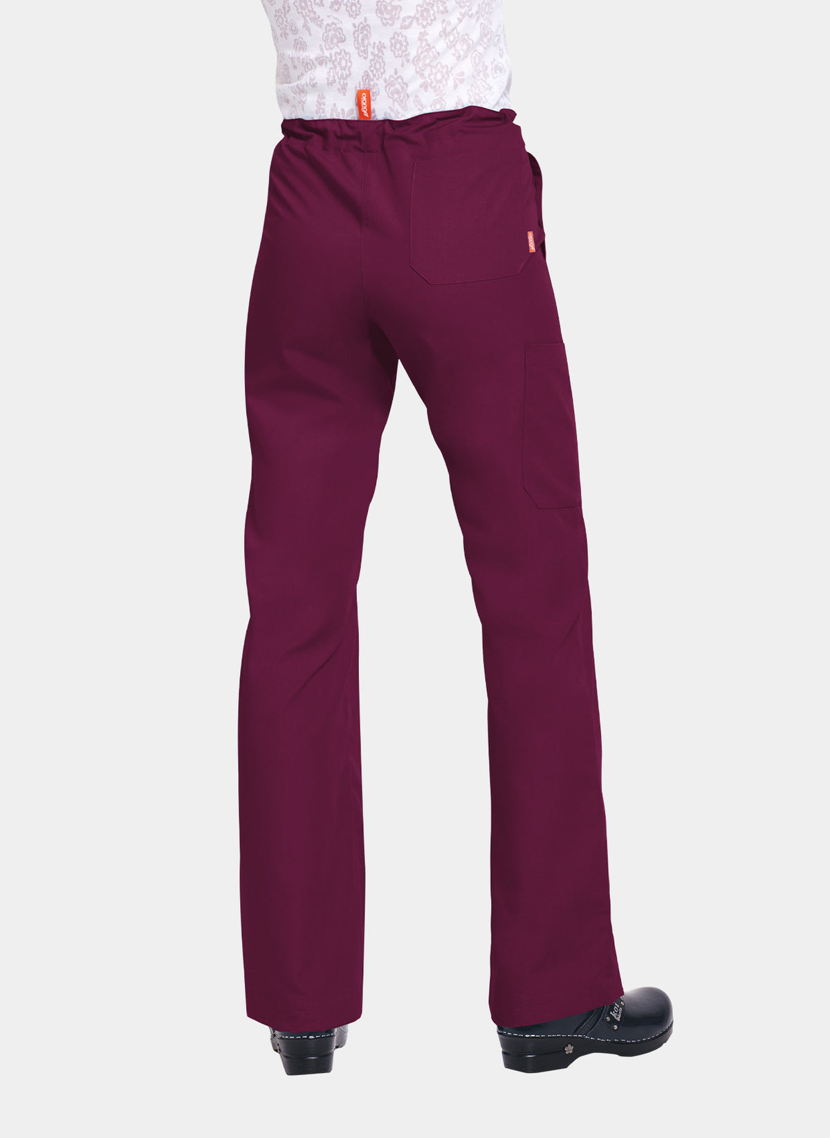 Pantalon médical unisexe Huntington Orange Standard - Bordeaux