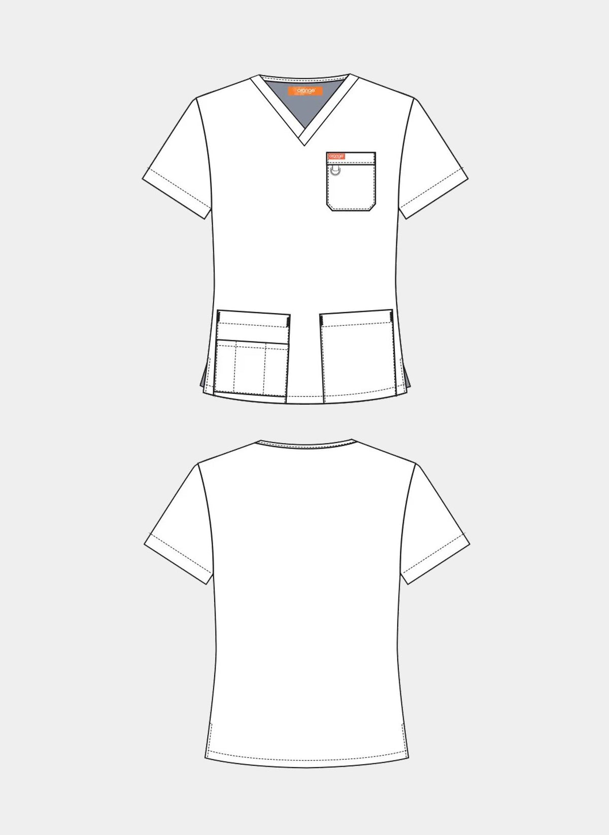 Patron blouse médicale unisexe Balboa - Bordeaux 
