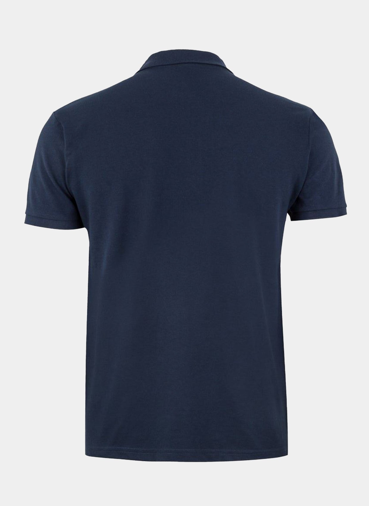 Dos polo unisexe Gibson à manches courtes – Bleu Marine