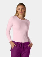 T-shirt médical femme rose devant