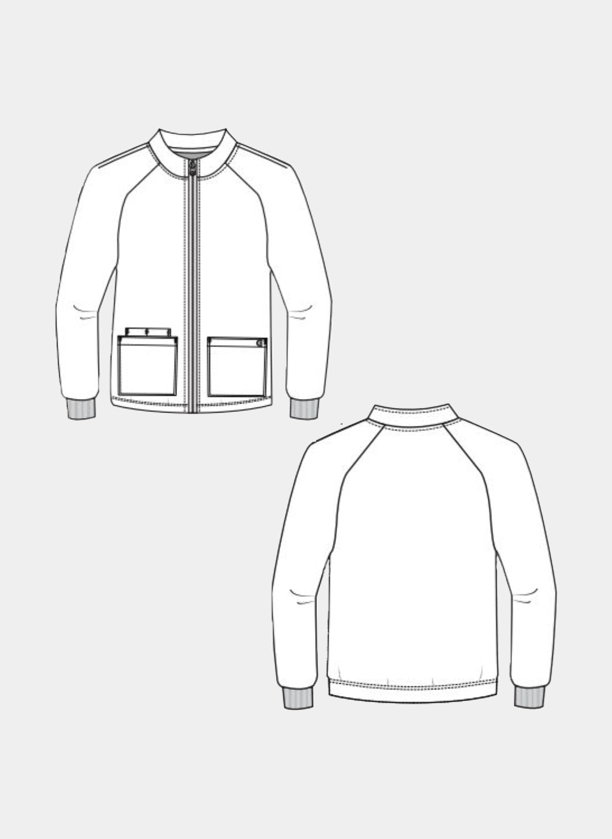 Esquisse veste Koi Cureology Alpha homme Bleu Caraïbes 