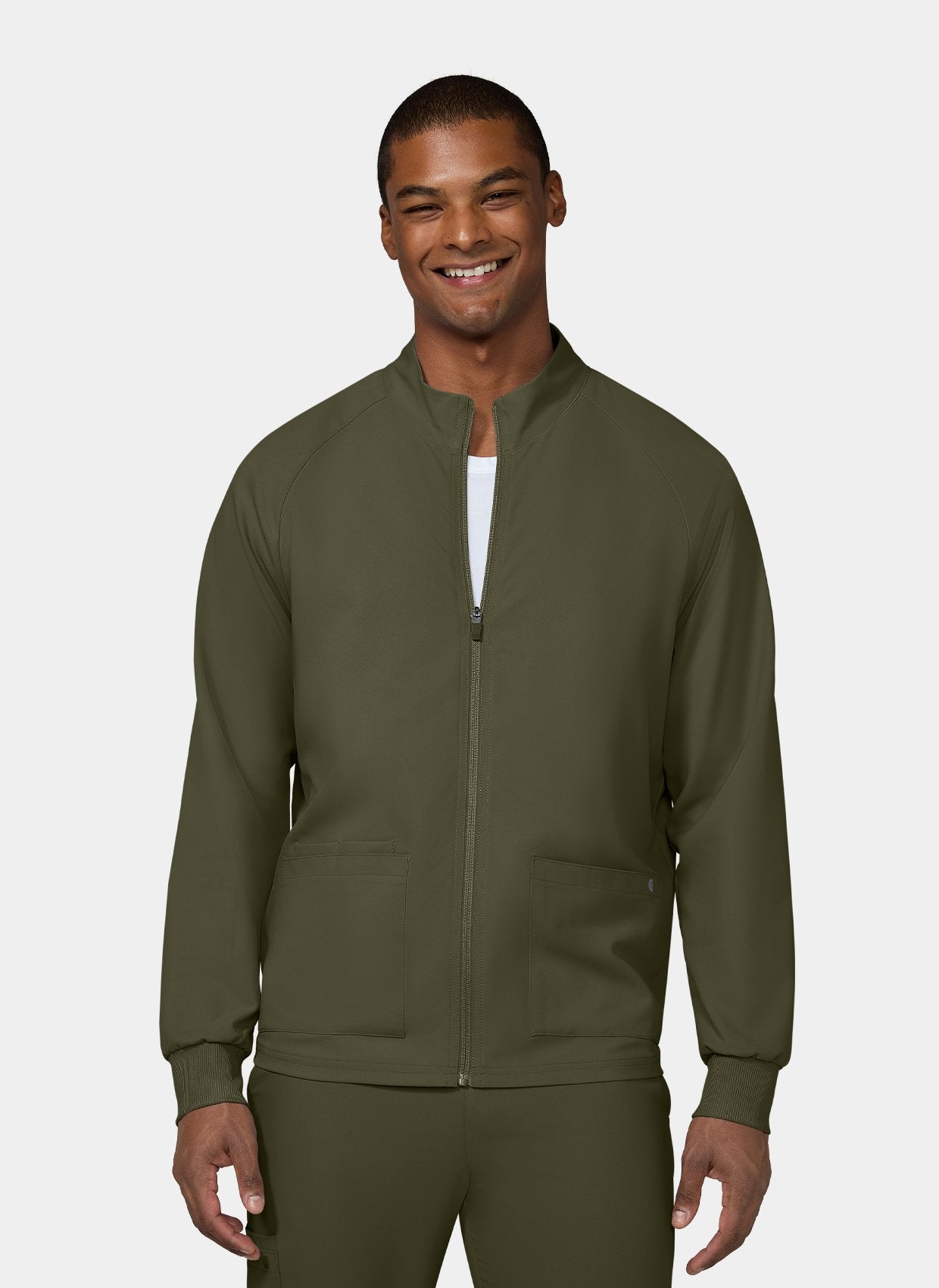 Veste homme Koi Cureology Alpha – Olive devant