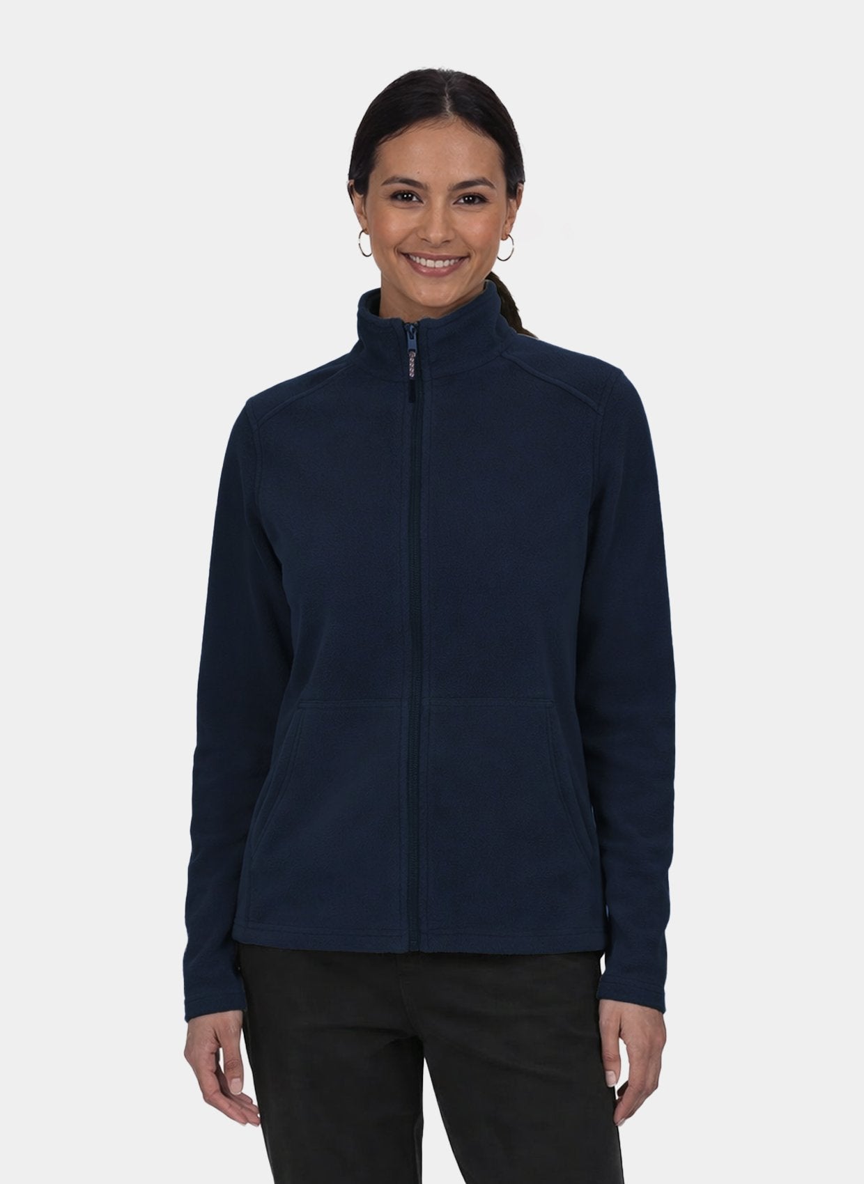 Face veste polaire médicale unisexe Perth – Bleu marine