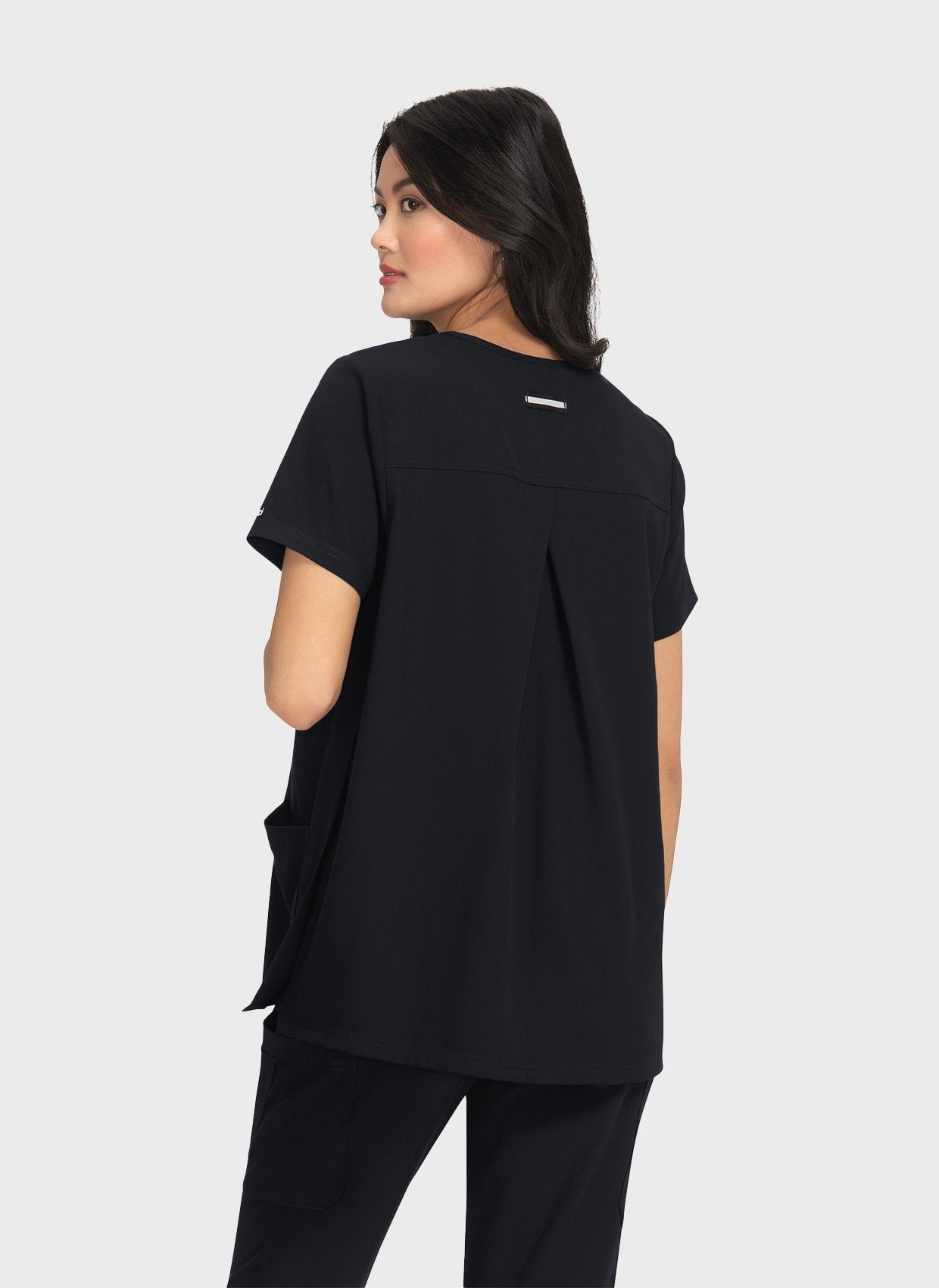 Blouse médicale femme maternité Koi Next Gen À bord noir dos