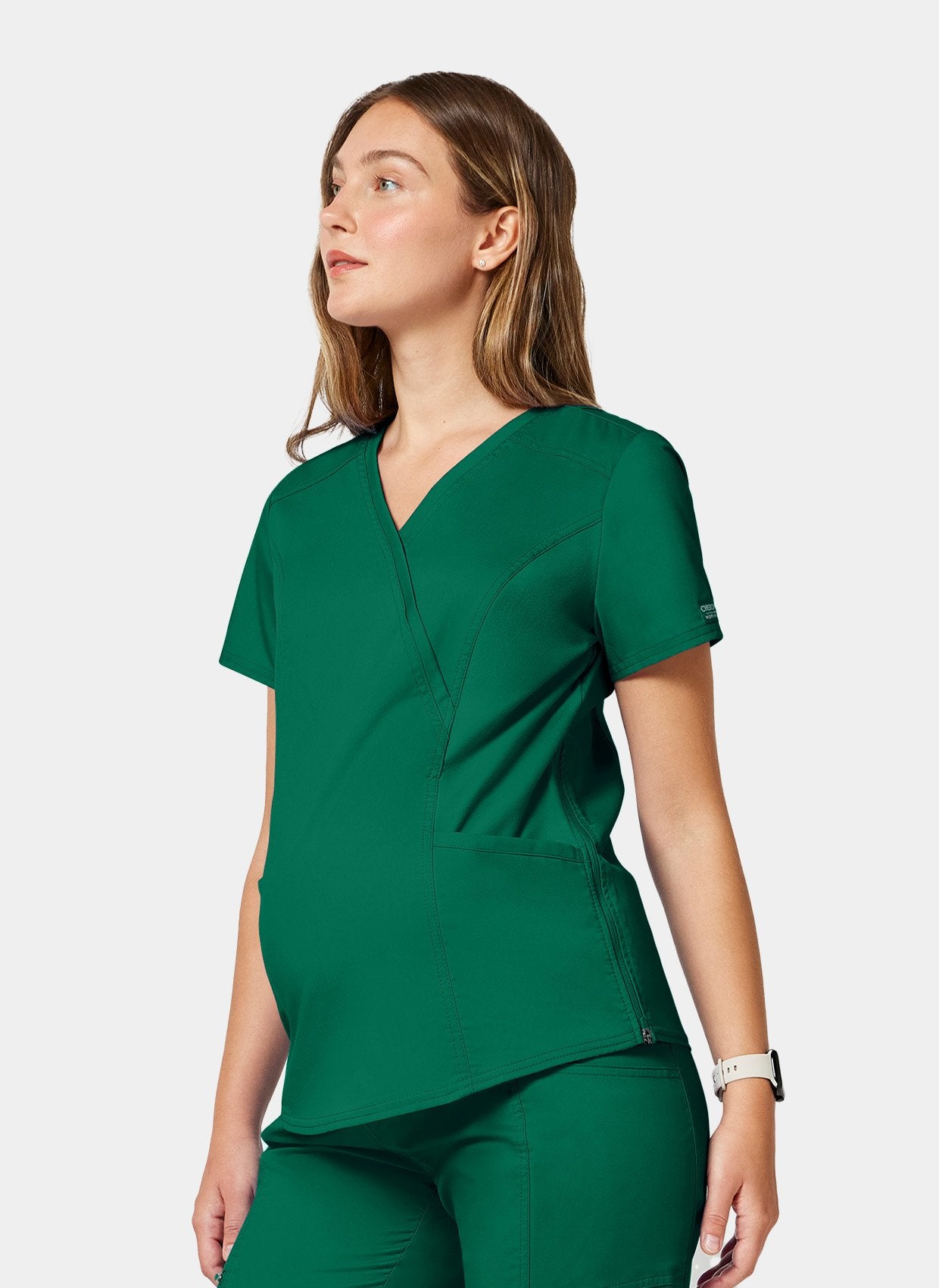 Cerokee Revolution blouse medicale femme marternite vert foret cote