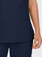 Blouse médicale femme Koi Basics Katie Poche -  Bleu marine