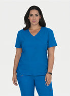 Blouse médicale femme Koi Lite Philosophie Bleu roi