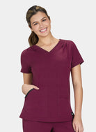 Blouse médicale Koi Solis Sari - Bordeaux