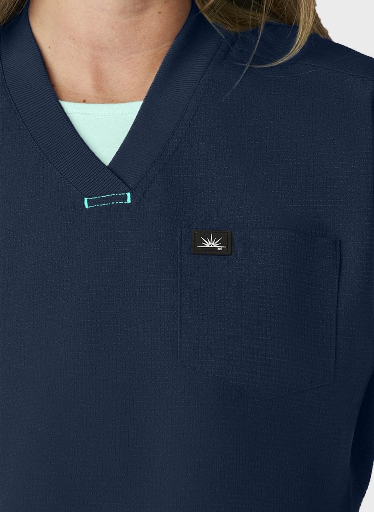 Blouse médicale femme Koi Solis Trinity - Bleu marine, vue 4