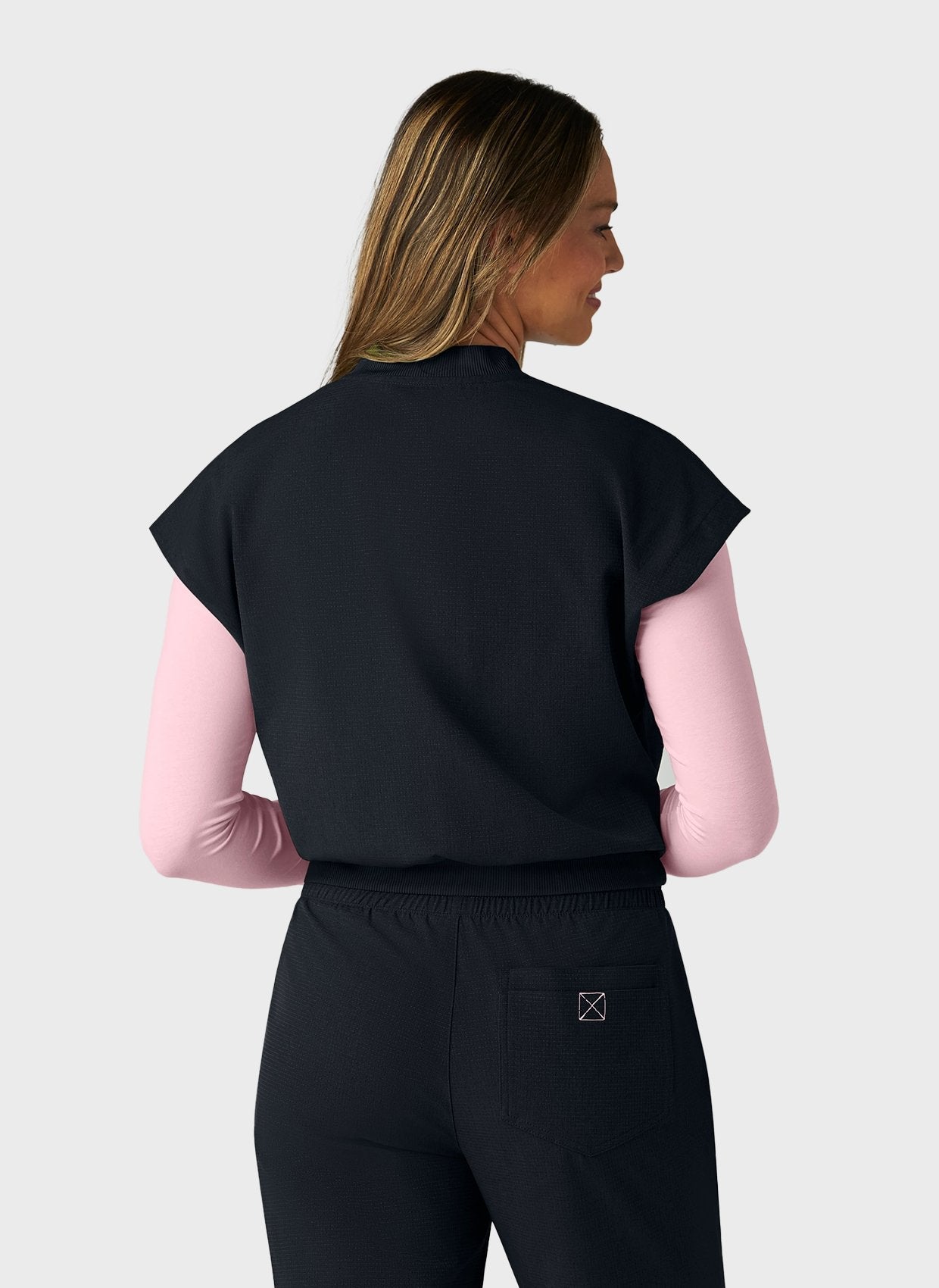 Blouse médicale femme Koi Solis Trinity - Noir, vue 2