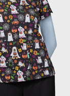 Blouse médicale femme Koi Basics Leslie - Copain fantôme, vue 3