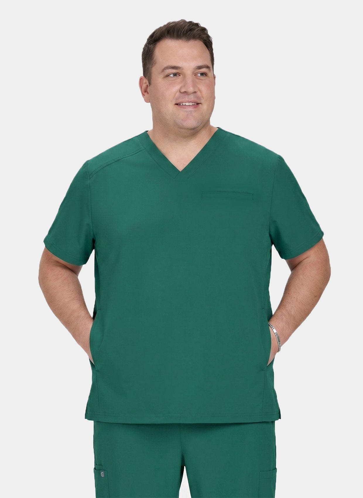 Blouse médicale koi Cureology Stasis vert forêt