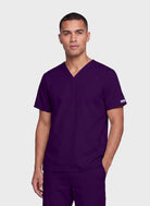 Blouse_medical_unisex_aubergine_originals_face