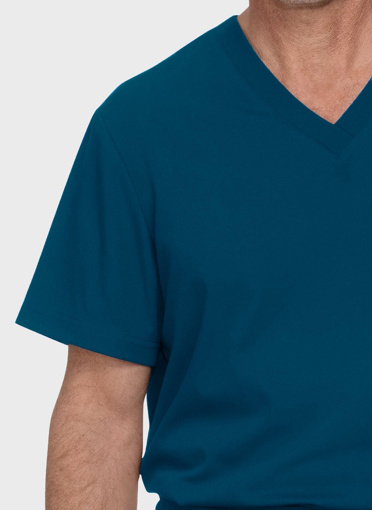 Blouse médicale homme Koi Next Gen De garde bleu Caraïbes gros plan 2