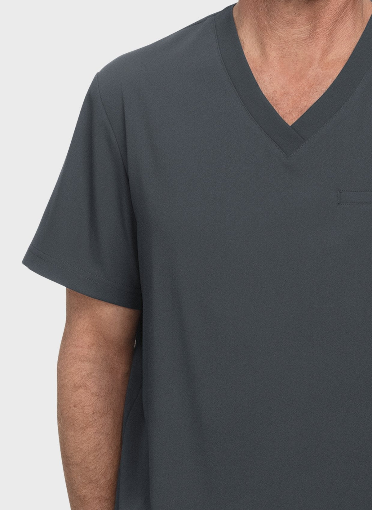 Blouse médicale homme Koi Next Gen De garde anthracite gros plan 2