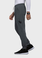 Pantalon médical homme Koi Next Gen De jour comme de nuit anthracite vue trois quarts