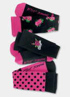 Chaussettes de compression avec motifs de fleurs