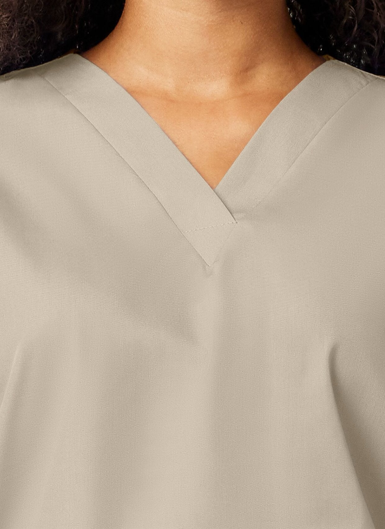 Blouse medicale origins unisex beige col en v