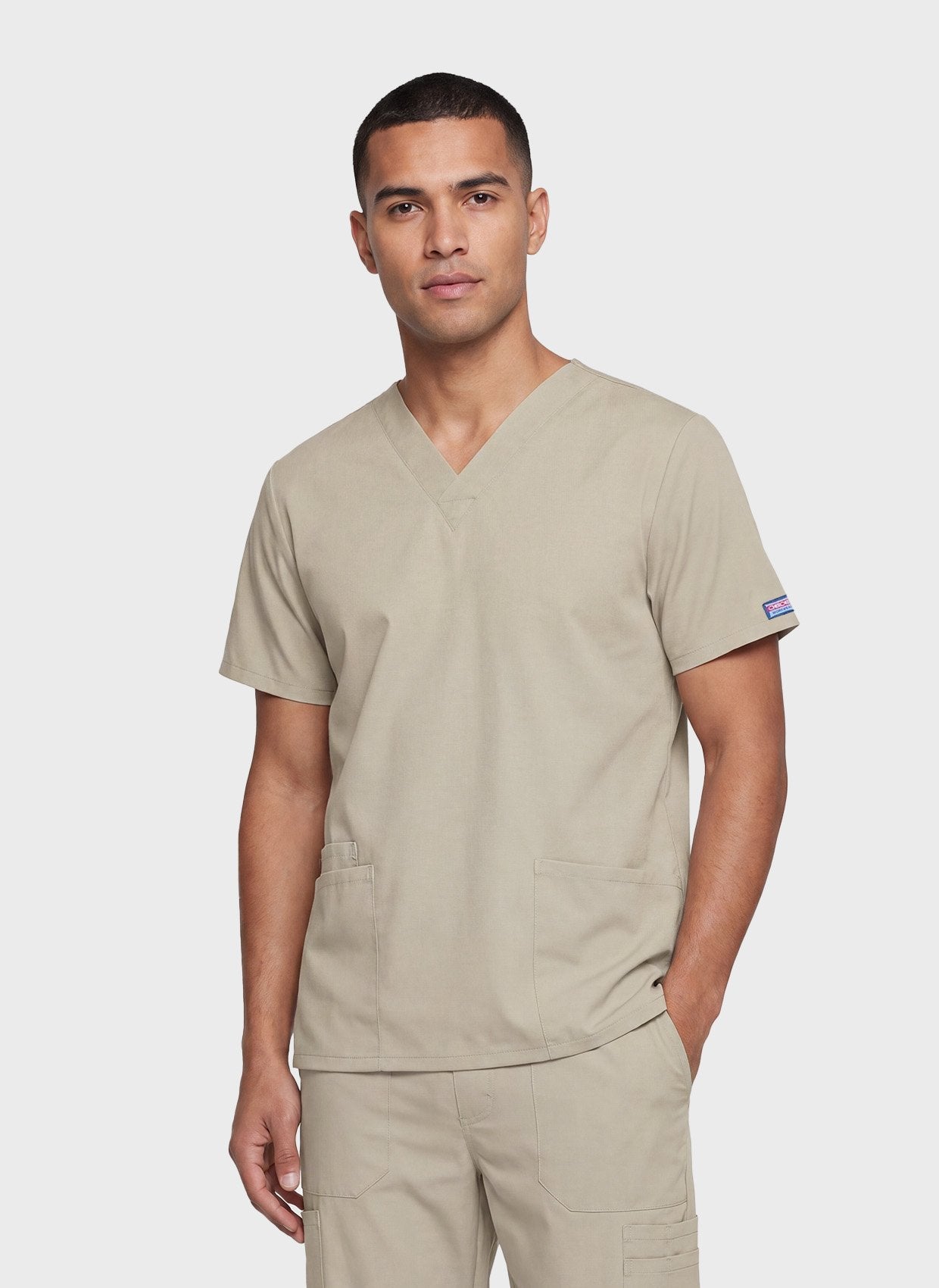Blouse medicale origins unisex beige face