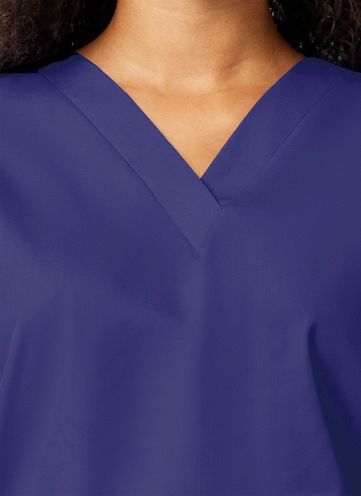 cherokee origins unisex raisin blouse medicale col en v