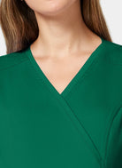 Cerokee Revolution blouse medicale femme marternite vert foret col v