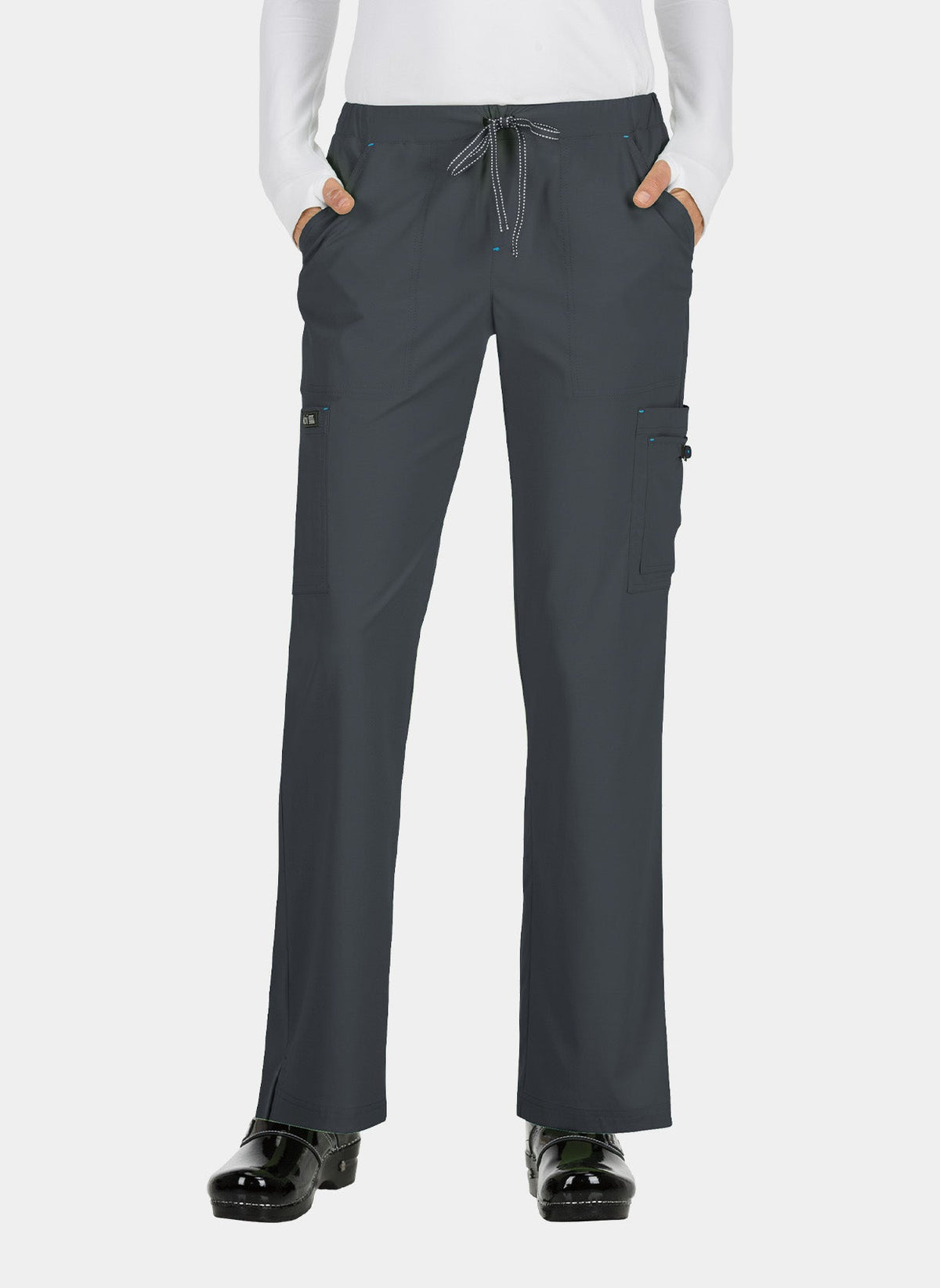 Pantalon médical femme Koi Basics Holly - Anthracite, 8 poches