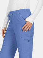 Pantalon médical femme Koi Basics Holly - Bleu ciel, dos