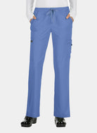 Pantalon médical femme Koi Basics Holly - Bleu ciel, 8 poches