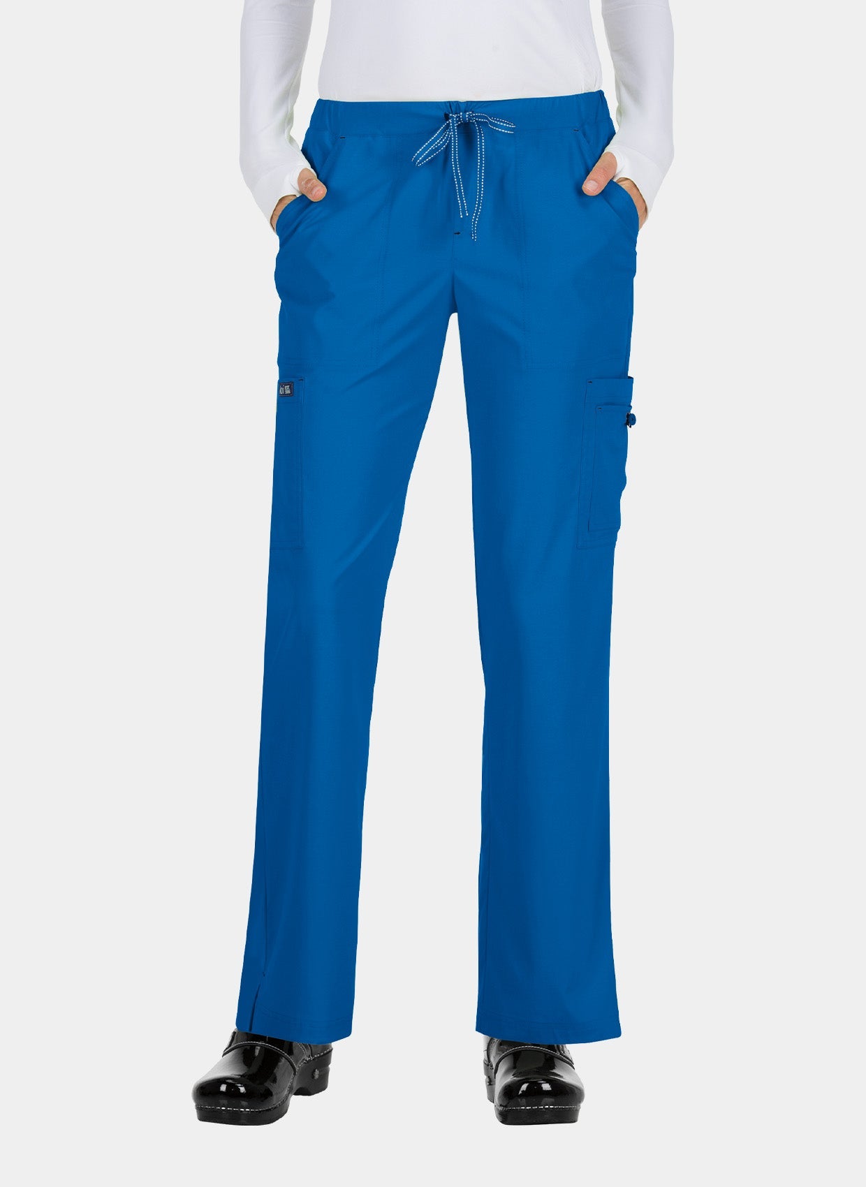 Pantalon médical femme Koi Basics Holly - Bleu roi, 8 poches