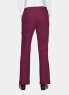 Pantalon médical femme Koi Basics Holly - Bordeaux, dos